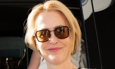 Gillian Anderson's elegant M&S blouse confirms polka dots still reign as this year's biggest print trend