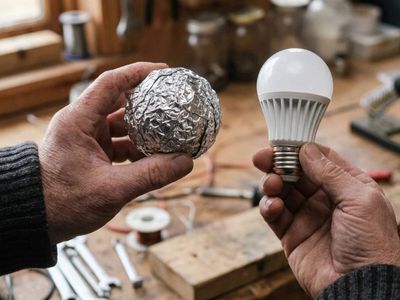How to use aluminium foil to make dead LED bulb light up: Science trick that could bring it back to life