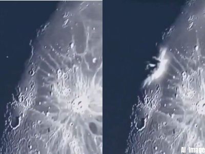 SpaceX rocket crashes into Moon: Plume erupts, leaving a hole on lunar surface; Elon Musk shares impact video. Watch