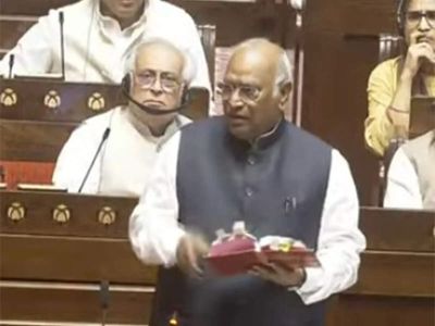 LoP Kharge demands Amit Shah's statement in RS over July 20 police action; Minister Rijiju says LoP cannot dictate government