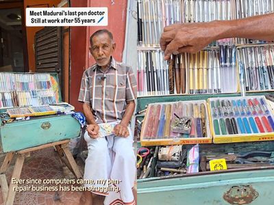 Computers slowed business, customers disappeared, but he never stopped: This pen doctor still returns to repair pens after 55 years