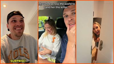 Nashville man flies 5,000 miles to Germany to surprise his girlfriend. She was like, ‘why are you here’: ‘This is a big deal’