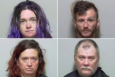 Florida ‘house of horrors’ discovered as four children rescued from flea-ridden home and four adults arrested