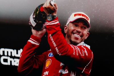 Lewis Hamilton Pauses Ferrari Title Fight to Play Delivery Boy for Girlfriend Kim Kardashian