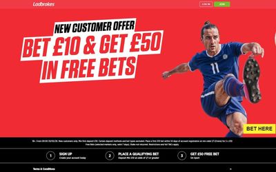 Ladbrokes review & welcome offer: Bet £10, get £50 in bet credits
