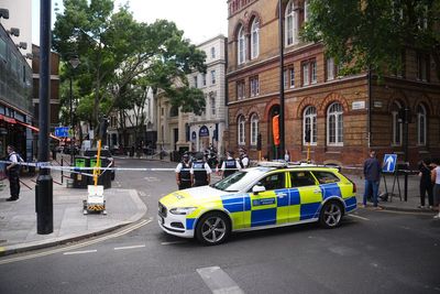 Woman accused of knifing four men in the back with scissors in Covent Garden stabbing spree