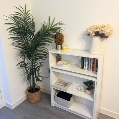 I work from home and didn't want my desk to always be on show – this IKEA buy transformed my set-up, it folds from sleek bookcase to spacious workspace in seconds