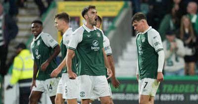 Hibernian 2-1 Shkendija: O'Hora snatches valuable late winner
