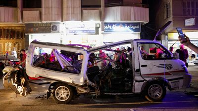 Minibus explosion in Damascus suburb wounds 14 people