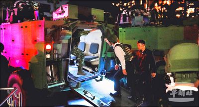 漢光首夜演練反斬首》賴總統夜赴衡指所 雲豹甲車三路欺敵護送