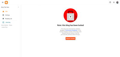 Google Blogger locks out thousands of users after malware false positive