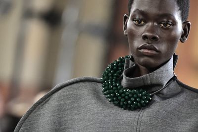 Chunky Necklaces and Sculptural Cuffs Replace Quiet Jewelry