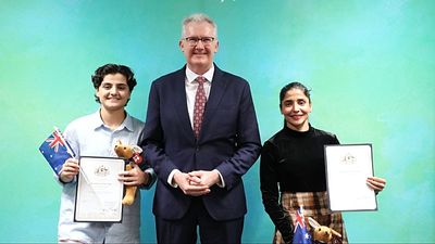 Australia grants citizenship to two Iranian women footballers who sought asylum