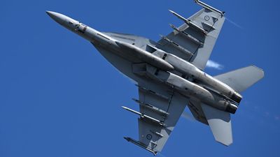 No Top Gun but minister survives G-force Hornet flight