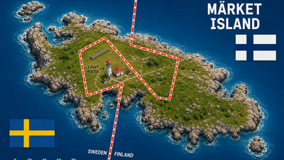 In 1885, Finland built a lighthouse on Sweden’s side of an island; 100 years later, both countries bent the border around it