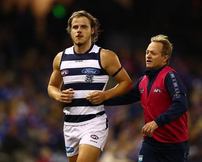 Geelong’s Jake Kolodjashnij outs himself as AFL player who signed concussion waiver