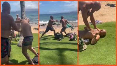 Hawaii congressional candidate knocked unconscious after allegedly threatening to shoot a woman on the beach with a gun