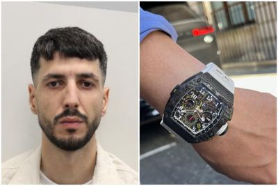 Robber jailed after being caught by undercover cops trying to steal rare £250,000 watch in central London