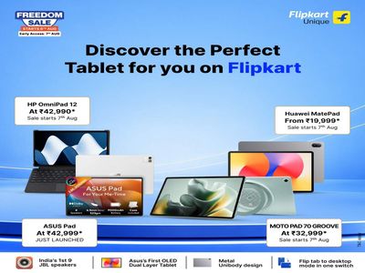 Exciting new tablets are landing on Flipkart this Independence Day