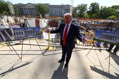Appeals court halts construction of Trump’s $400m White House ballroom