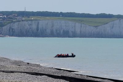 Fact check: Small boat deaths and fake image of Andy Burnham running