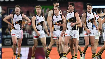 Mitchell refuses to press panic button after Hawks rout