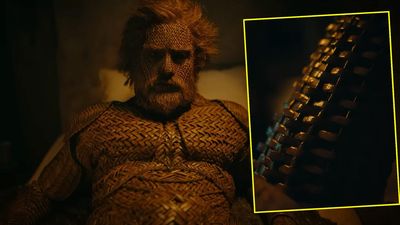 Alexander Skarsgård's wood in Wicker is almost entirely real