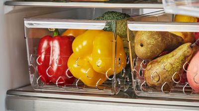 This Simple $5 IKEA Fridge Organizer Is the Only Thing Stopping My Farmers' Market Haul From Ending Up in the Trash