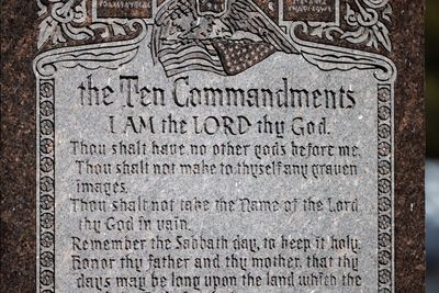 Houston mothers’ bid for temporary hold on Ten Commandments posters in Texas classrooms denied