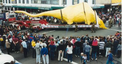 The day a dinosaur stopped traffic on the Central Coast
