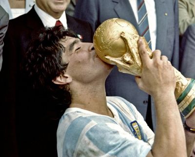 Maradona’s ‘Hand of God’ ball on auction block