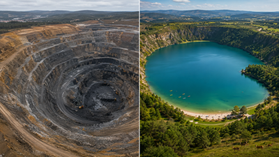 In 2008, Spain began filling a 300-metre-deep coal mine with 547 billion litres of water; four years later, it became one of the country’s largest artificial lakes