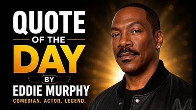 Quote of the day by Eddie Murphy: "All inspiration comes from a higher power. The body is a..." — Life lessons from an inspirational quote by the legendary American comedian on creativity, intuition, faith, purpose, self-discovery, and trusting the inner voice that guides us toward inspiration