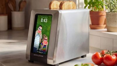 This smart toaster displays your family photos while toasting your favourite bread – yes, really