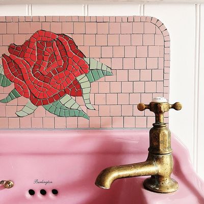 This Ancient Roman design trend is having a fun revival in 2026 - unswept tiles guarantee a characterful bathroom every time