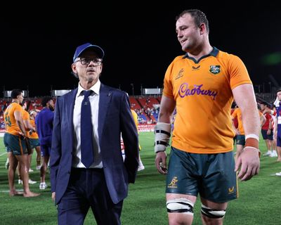 Les Kiss and his Wallabies have a mountain to climb but gritty win over Japan is a big first step