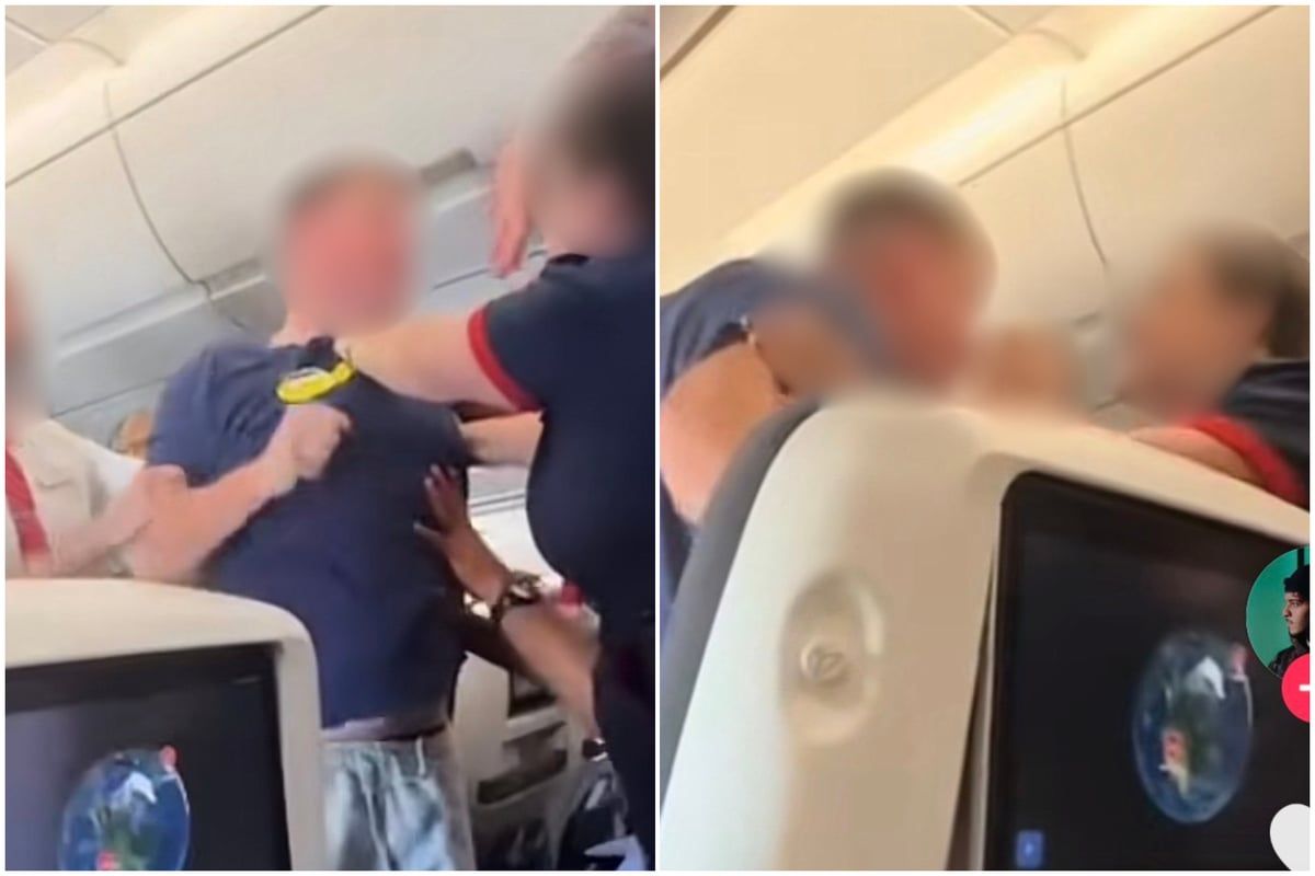 Photo: inkl.com BA Flight Attendant Restrains Drunk Passenger Before Arrest at Heathrow