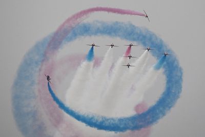 Red Arrows cancel UK events as weather grounds planes overseas