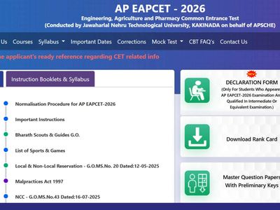 AP EAMCET Seat Allotment 2026: Check steps to check result, direct link, cutoff, reporting and fees dates