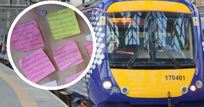 Disgruntled ScotRail passenger baffles staff for 15 years with bizarre Post-Its