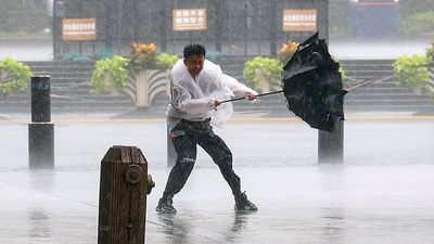 Over 1 million evacuated as Typhoon Dolphin hits China