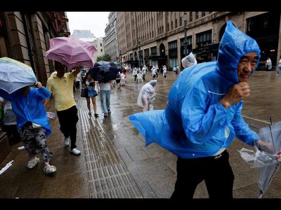 China issues red alert as Typhoon Dolphin hits its eastern coast