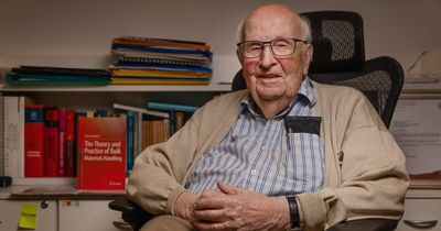 Retired professor Alan Roberts is 96 but he isn't slowing down anytime soon