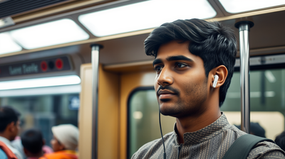 How Daily Earphone Use During Commutes Is Causing Hearing Loss and Tinnitus in Young Indians