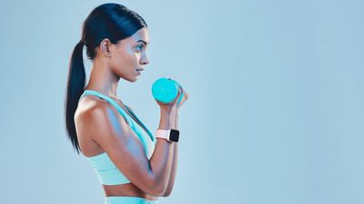 If you want to build strength while also working on your posture and alignment, try this Pilates-inspired dumbbell workout