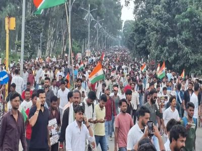 Jharkhand exam row: Mahto joins thousands in ‘Vidhan Sabha Gherao’; police lathicharge protesters, use water cannons & tear gas