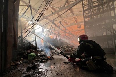 Russian missile strike destroys WHO warehouse in Ukraine