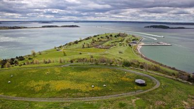In the 1990s, Boston sent nearly a quarter of the Big Dig's 16 million cubic yards of soil to a burning former dump island and helped turn it into a park