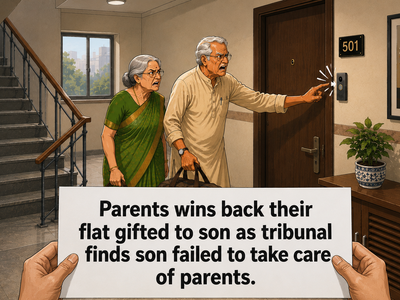Parents wins back their flat gifted to son as tribunal finds son failed to take care of parents; Bombay HC orders son to vacate the property