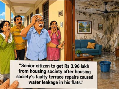 Faulty terrace repairs flooded two flats; Maharashtra court awards senior citizen Rs 3.96 lakh compensation